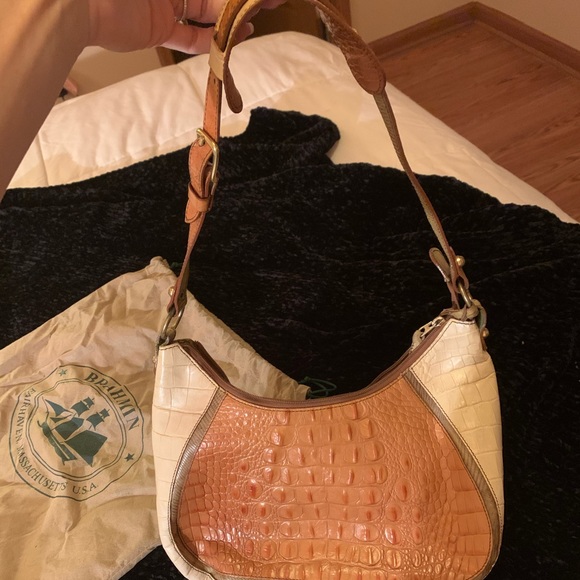 Brahmin shoulder leather hobo bag - Picture 3 of 8